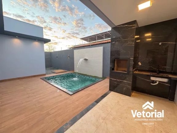 Imagem Casa de 3 quartos no Parque da Cidade Barreiras-BA: 145,52m², suíte, 2 salas, 2 banheiros, 2 vagas de garagem. Venha conferir!
