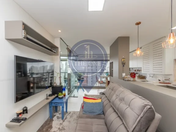 Imagem Apartamento de Alto Padrão com 2 Suítes na Vila Dom Pedro I, São Paulo-SP: 2 Quartos, 2 Salas, 3 Banheiros e 1 Vaga de Garagem!