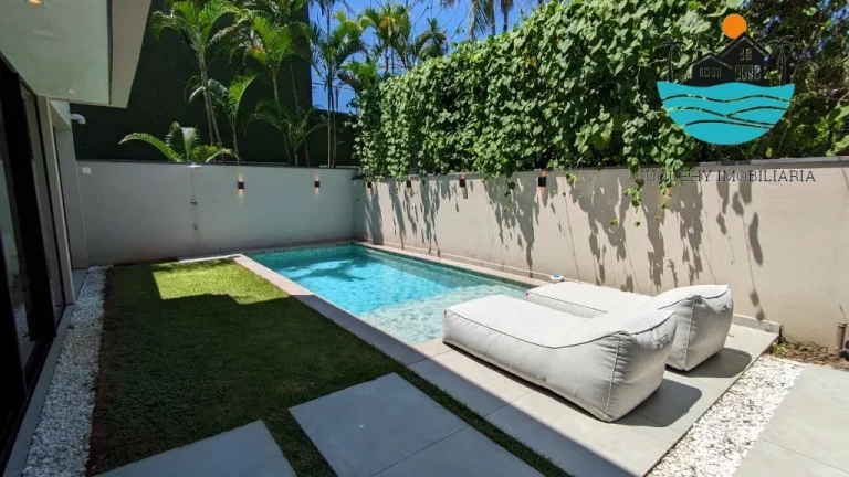 Imagem Casas a Venda em Juquehy, Aluguel de Temporada com 4 suítes, Piscina priv., Churasqueira, max 10 pessoas, conceito amplo, 280 m² | Juquehy Imobiliária