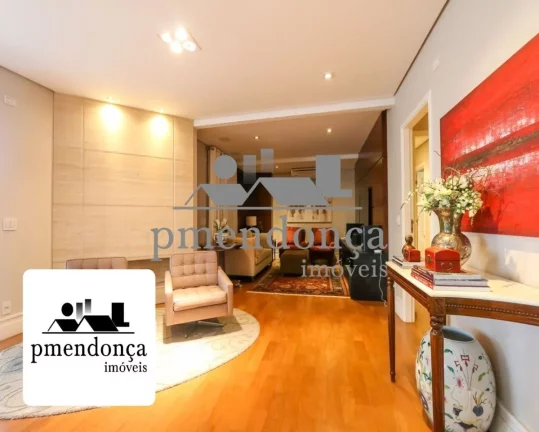 Imagem Apartamento em edifício neoclássico no Ibirapuera com 4 suítes e 5 vagas, 310m²