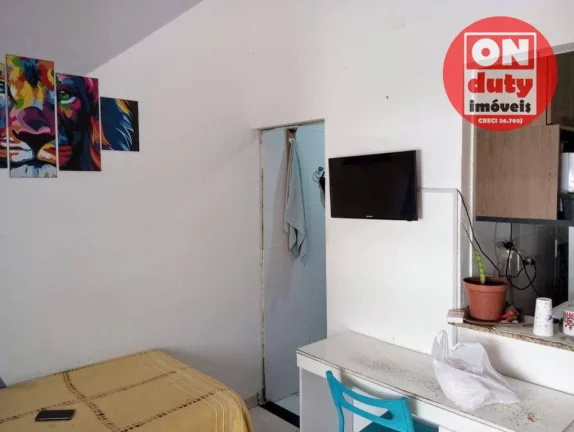 Imagem Apartamento com 1 quarto à venda, 27 m² por R$ 230.000 - Embaré - Santos/SP