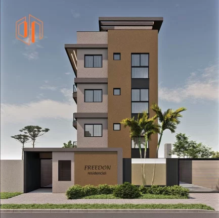 Imagem Cobertura Duplex para Venda em São José dos Pinhais, Cidade Jardim, 3 dormitórios, 1 suíte, 2 banheiros, 3 vagas