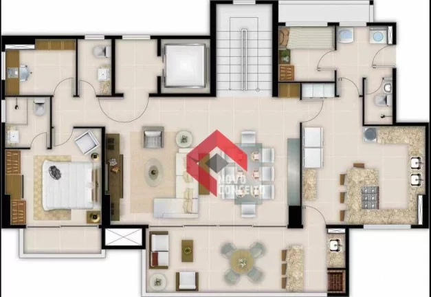 Imagem Apartamento à venda, 216 m² por R$ 1.689.000,00 - Guararapes - Fortaleza/CE