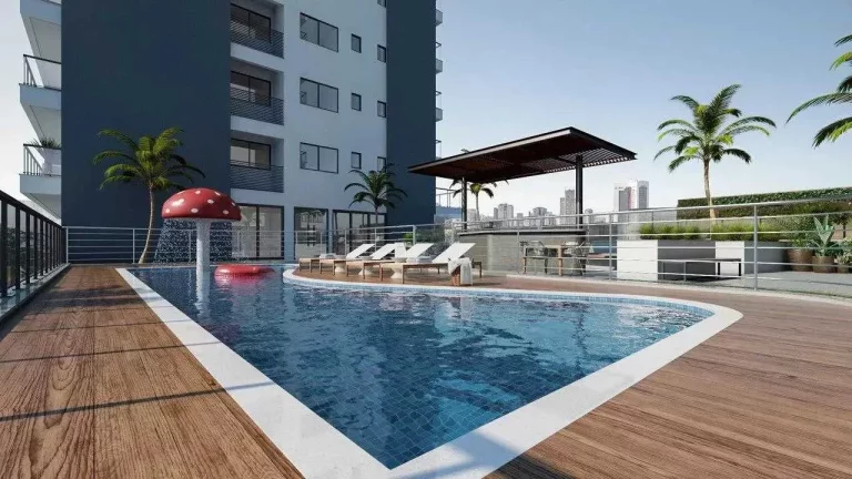 Imagem Apartamento sem mobilia com 2 dormitórios sendo 2 suítes e 2 vagas de garagem em Itajaí/SC