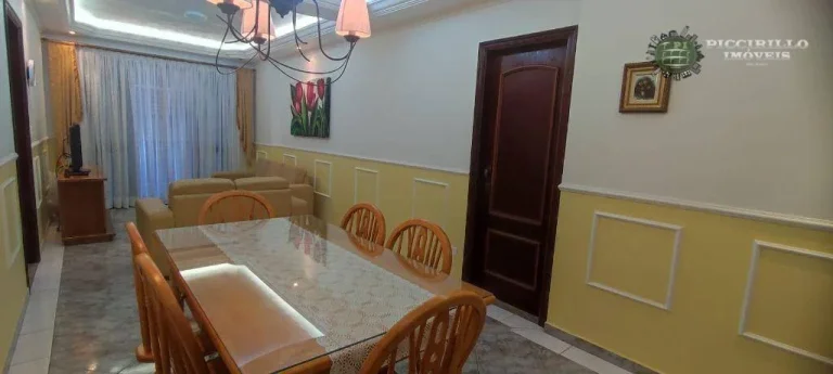 Imagem Apartamento com 2 dormitórios para alugar, 86 m² por R$ 4.000,02/mês - Vila Guilhermina - Praia Grande/SP