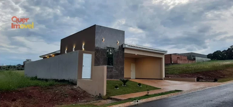 Imagem Casa em Condomínio à Venda: 3 Quartos, 1 Suíte, 2 Salas, 3 Banheiros e 2 Vagas, 150m² - Cravinhos-SP, Centro.