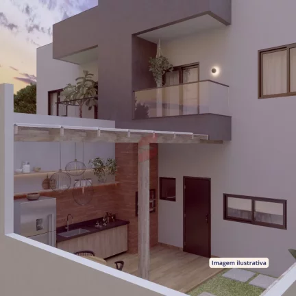 Imagem SOBRADO com 3 dormitórios à venda com 163m² por R$ 850.000,00 no bairro Vargem Grande - PINHAIS / PR