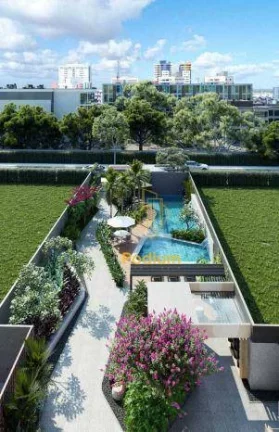 Imagem Apartamentos com varanda / sacada gourmet a 200m da praia do Bessa - AP0188