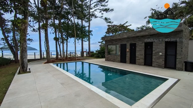 Imagem Casa a venda em condomínio pé na areia em Juquehy, aluguel de Tempora, 5 Suítes, Terraço gourment, piscina priv. 02 vagas auto | Juquehy Imobiliária