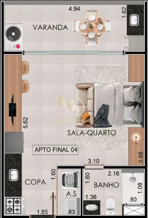 Imagem LANÇAMENTO DE APARTAMENTOS COM 2 DORMITÓRIOS ENTRE AS PRAIAS GRANDE E TENÓRIO, A POUCOS METROS DO MAR
