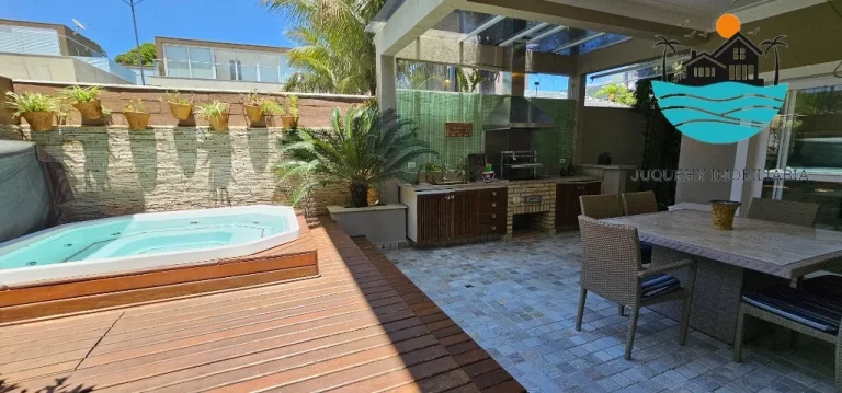 Imagem Casa alugar Juquehy - Condomínio pé na areia, Aluguel Anual, com 4 suítes, piscina e churrasqueira privativa, máx. 12 pessoas | Juquehy Imobiliária