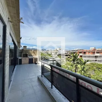 Imagem Cobertura espaçosa com 3 quartos, varanda gourmet - Recreio