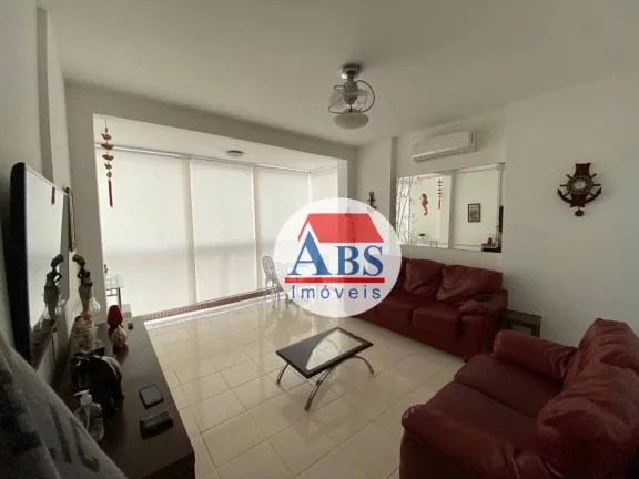 Apartamento com 2 dormitórios à venda, 82 m² por R$ 695.000 - Gonzaga - Santos/SP Porteira Fechada Vista Mar