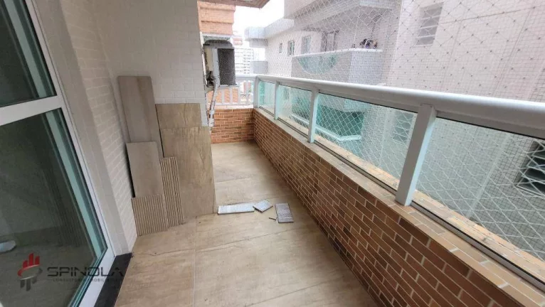 Imagem Apartamento com 2 dormitórios à venda, 61 m² por R$ 450.000,00 - Vila Guilhermina - Praia Grande/SP