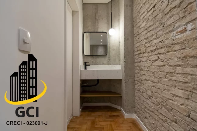 Imagem Concreto, tijolo e madeira - que combinação!