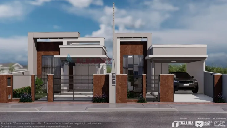 Imagem Residencial Texeira XLI - Casa Geminada para Venda em Areias Tijucas-SC