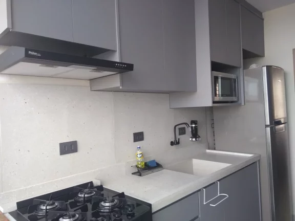 Imagem Apartamento frente ao mar região nobre da cidade com 01 suíte em Santos