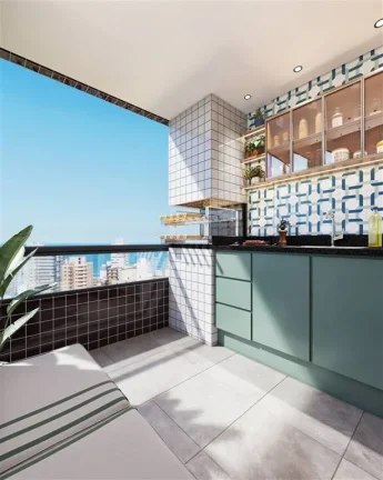 Imagem APARTAMENTO COM 60.69 m² - OCIAN - PRAIA GRANDE SP