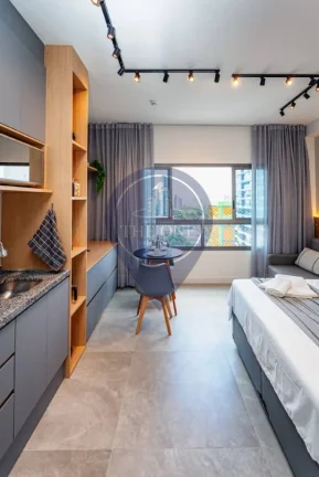 Imagem Studio à venda no Brooklin Paulista, São Paulo-SP: 1 quarto, 1 banheiro, 29m² de área. Venha conferir!