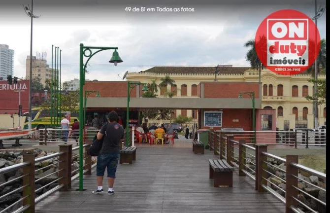 Imagem Kitnet com 1 dormitório à venda, 35 m² por R$ 300.000,00 - Ponta da Praia - Santos/SP
