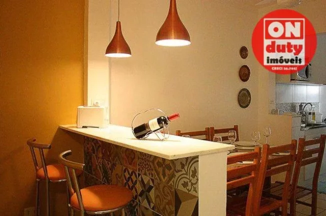 Imagem Apartamento com 1 dormitório à venda, 55 m² por R$ 398.000,00 - Jardim Três Marias - Guarujá/SP
