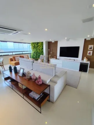 Imagem Apartamento em Patamares a venda 195 m² | 4 Suítes | Vista Mar | Nascente | 3 Vagas | Alto Padrão