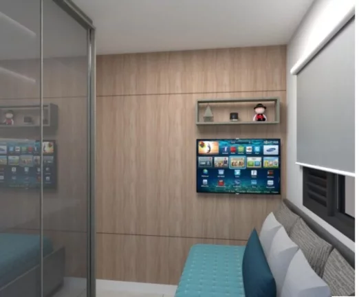 Imagem Apartamento à venda em Parque Novo Oratório, Santo André-SP: 2 quartos, 1 banheiro, 1 vaga, 44m² - Minha Casa Minha Vida!