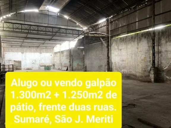 Imagem Galpão para Venda em SÃO JOÃO DE MERITI, JARDIM SUMARÉ