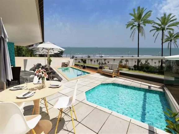 Imagem Apartamento com 1 dorm, Real, Praia Grande - R$ 384 mil, Cod: 895