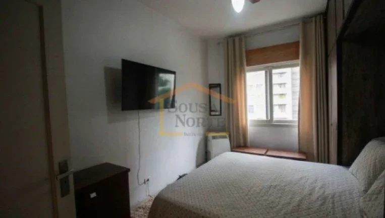 Imagem Apartamento de 78m², reformado, possui 2 dormitórios, sendo 1 com armário embutido, banheiro ampl...
