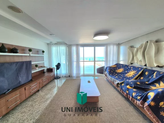Imagem Cobertura à venda na Praia do Morro em Guarapari - Vista de um cruzeiro em alto-mar!