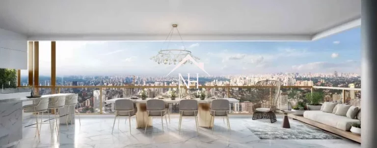 Imagem Apartamento de 144m c/ 3 suítes,3 vagas, hall privativo, fitness, salão de jogos,playground,piscinas,espaçogourmet,bicicletário,delivery,churrasqueria
