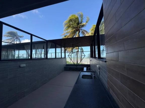 Imagem Flat no térreo pé na areia com espaço privativo no Bessa -FL0943
