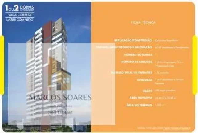 Imagem Apartamento à venda em Osasco, Vila Yara, com 2 quartos, 53m2