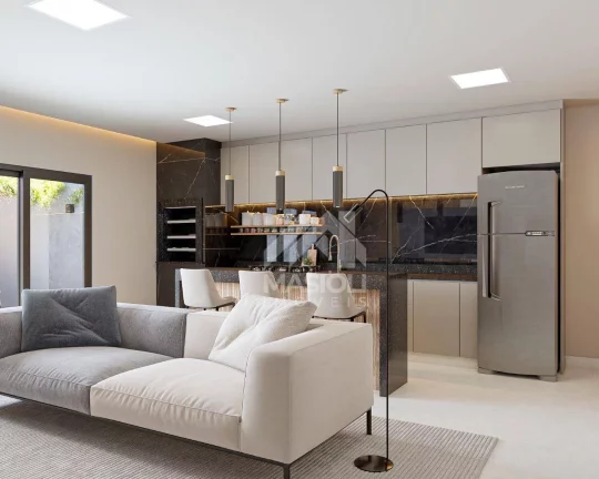 Imagem À VENDA - CASA LINEAR GEMINADA DE ALTO PADRÃO NO LAGUNA PARK - VILA VELHA / ES POR 650 MIL.