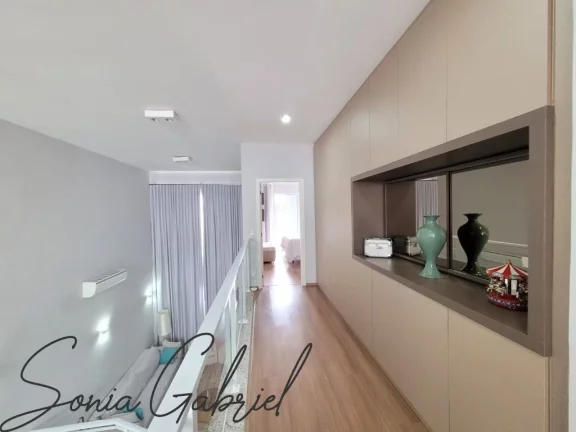 Imagem Residência de Luxo no Condomínio Reserva da Mata: 3 quartos, 3 suítes, 3 salas, 4 banheiros, 4 vagas, 231,40m² - Vinhedo-SP.