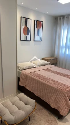 Imagem Apartamento de 69m no Brooklin c/ 2 dormitórios (1 suíte), terraço gourmet, academia, piscina, salão de festas, churrasqueira,playground,brinquedoteca