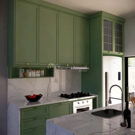 Imagem Casa à venda em condomínio, Nova Odessa, térrea, em construção,3 suites,lavabo,uma suíte com c...