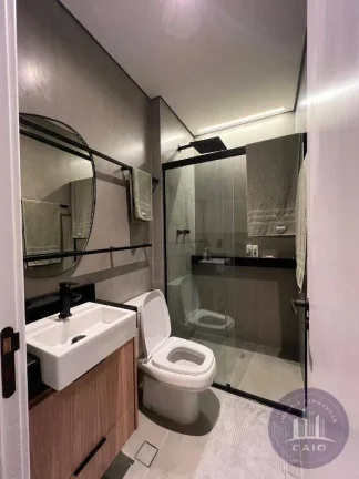 Imagem Apartamento 1 suíte para alugar, 55m² por R$ 5.990/mês- Alphaville/SP