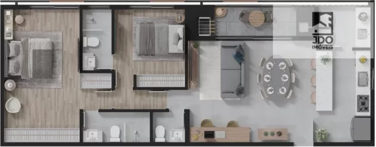 Imagem Apartamento a Venda no bairro Alto da Rua Xv - Curitiba, PR