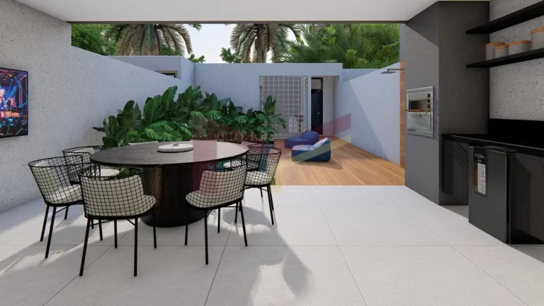 Imagem Duplex novo, 3 suítes sendo uma Master, Piscina com Deck, bairro Sim
