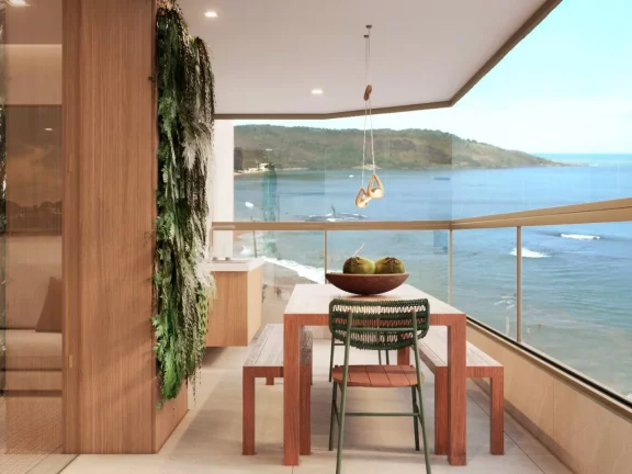 Imagem Apartamento montado, reformado e decorado em frente ao mar!