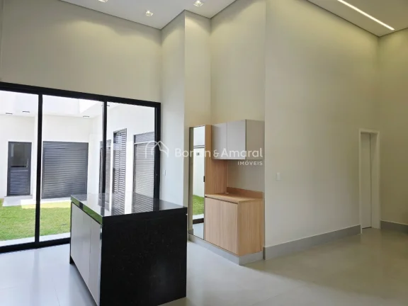 Imagem Excelente casa térrea nova e com excelente acabamento no Condomínio Residencial Lírios, Paulínia...