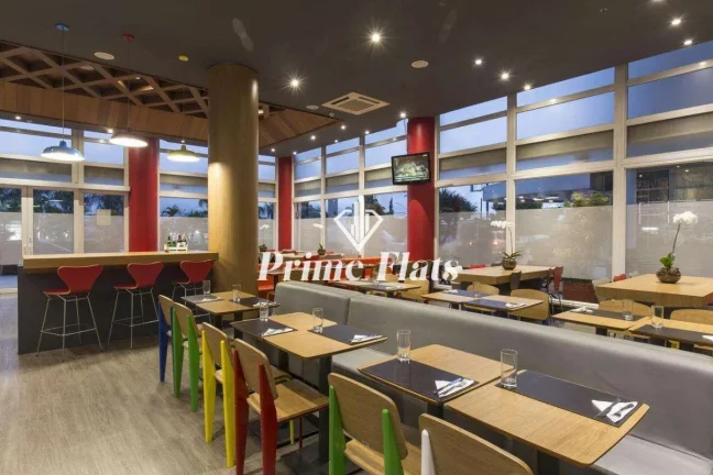 Imagem Flat disponível para venda no Hotel Íbis Tamboré, com 14m², 1 dormitório e 1 vaga