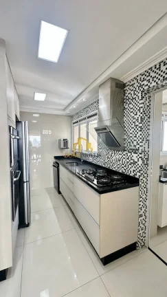 Imagem Apto venda 3 dorm vista livre mobiliado, 123m Cond Domo Life Centro SBC SP
