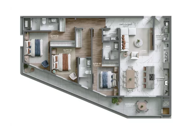 Imagem APARTAMENTO RESIDENCIAL em Bombinhas - SC, Canto Grande