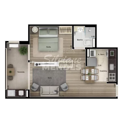 Imagem Apartamento de 45 m² novo com clube completo na zona leste em Sorocaba