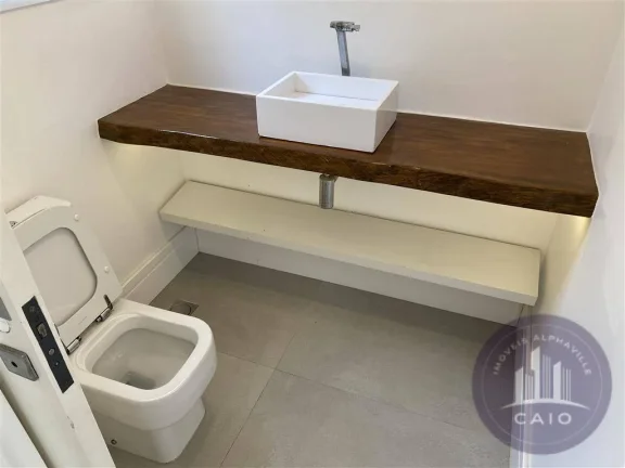Imagem Casa 322m² com 3 dormitórios para alugar por R$ 15.700,00 - Alphaville/SP