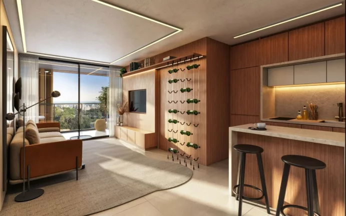 Imagem Apartamento de Luxo à Venda em Riviera de São Lourenço: 2 Quartos, 2 Suítes, 2 Salas, 1 Vaga na Riviera Módulo 18 - Imperdível!