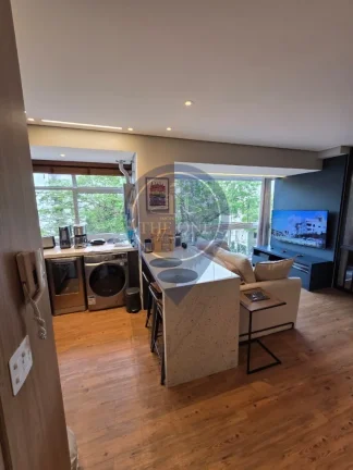 Imagem Apartamento à venda no Campo Belo, São Paulo-SP: 1 quarto, 2 salas, 1 banheiro, vaga de garagem!